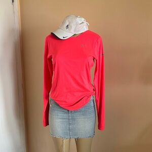 Nike Women's Bright Pink Long Sleeve Tee